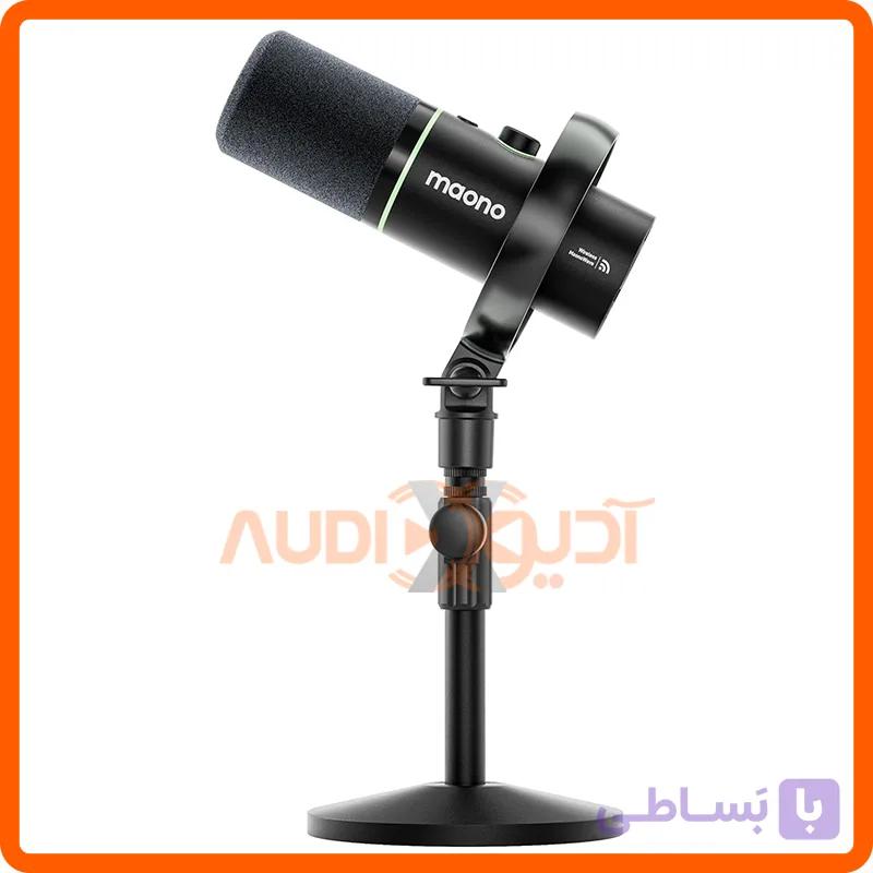 میکروفون استودیویی دینامیک با پایه رومیزی ماونو MAONO PD200WT — تصویر 1