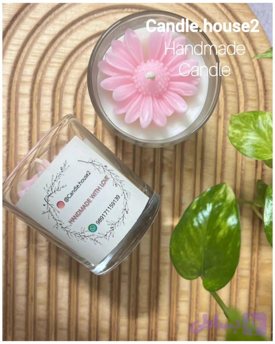 شمع شات با گل مارگاریت