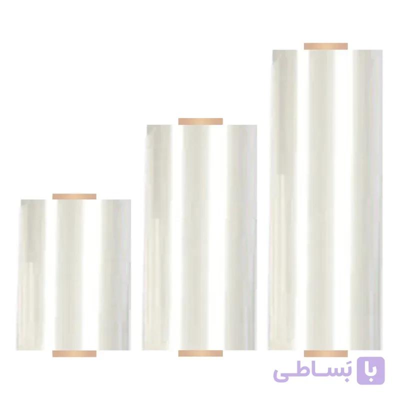 پلاستیک شیرینگ حرارتی 3 عددی عرض 10/15/20سانتی به طول 10 متر