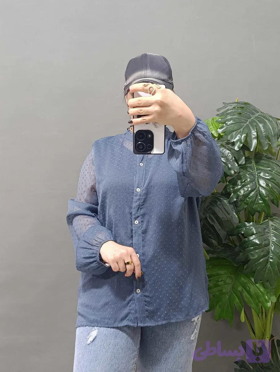 شومیز مجلسی حریر کد12679