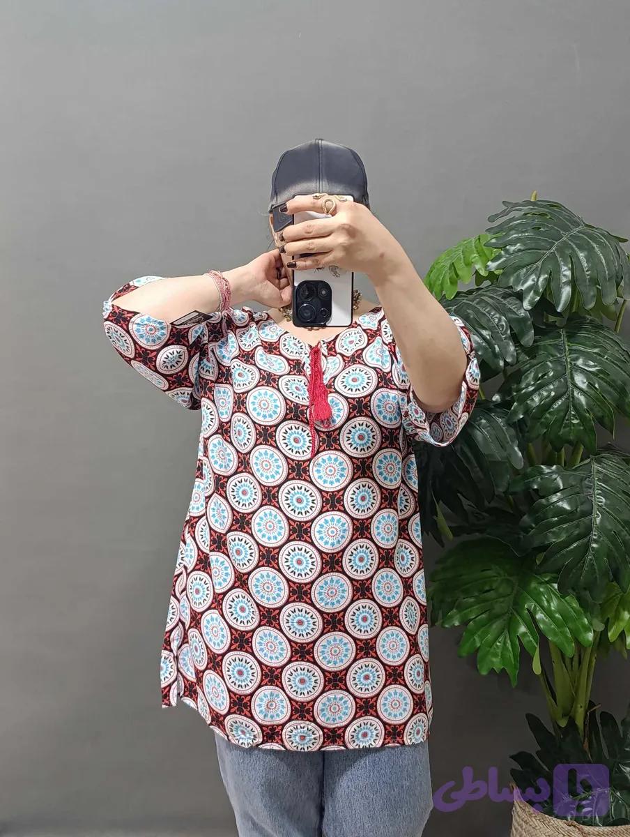شومیز نخی بلند کد12653