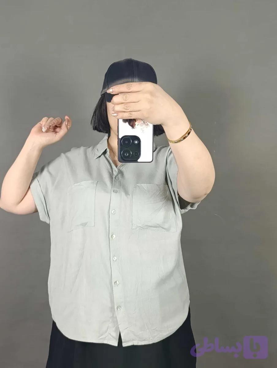 شومیز نخی زنانه کد 13554 — تصویر 1