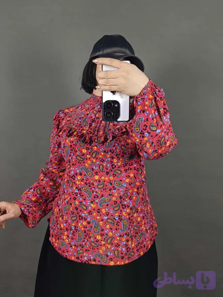 شومیز نخی زنانه کد 13555