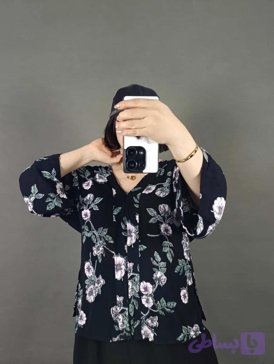 شومیز نخی زنانه کد 13572
