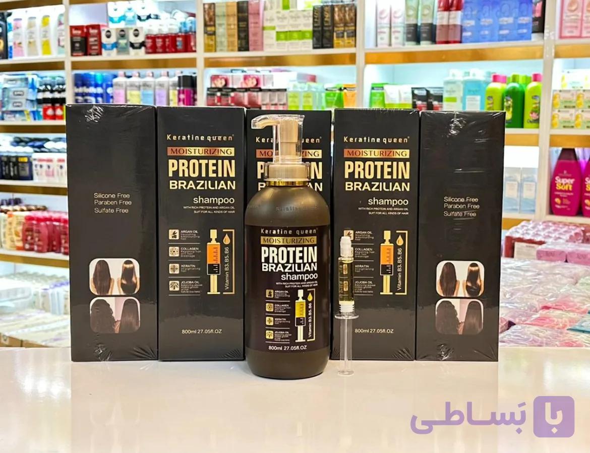 شامپو پروتیین مرطوب کننده کراتین کوئین