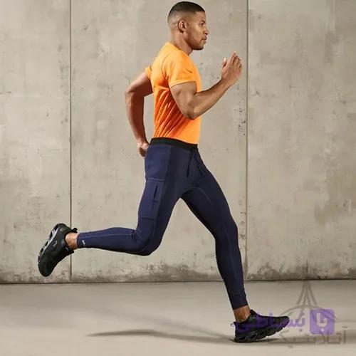 لگ ورزشی تخصصی مردانه کریویت Crivit آلمان Men’s Running Tights مشکی — تصویر 1