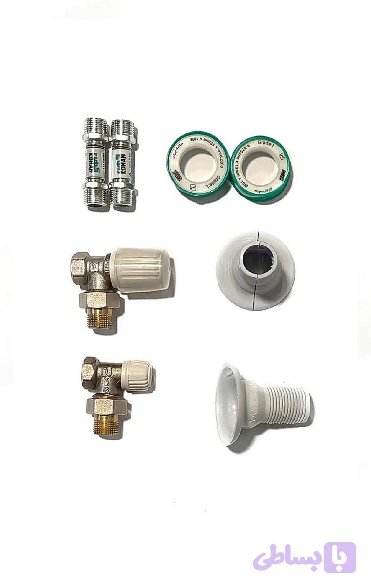 پک لوازم نصب رادیاتور (درجه یک) — تصویر 1