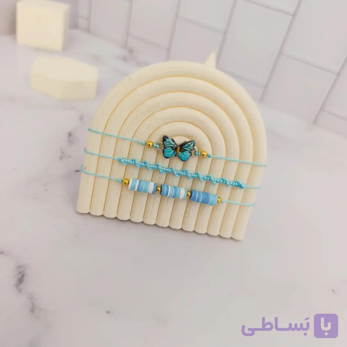 دستبند سه لاین تابستانه کد 02 — تصویر 1