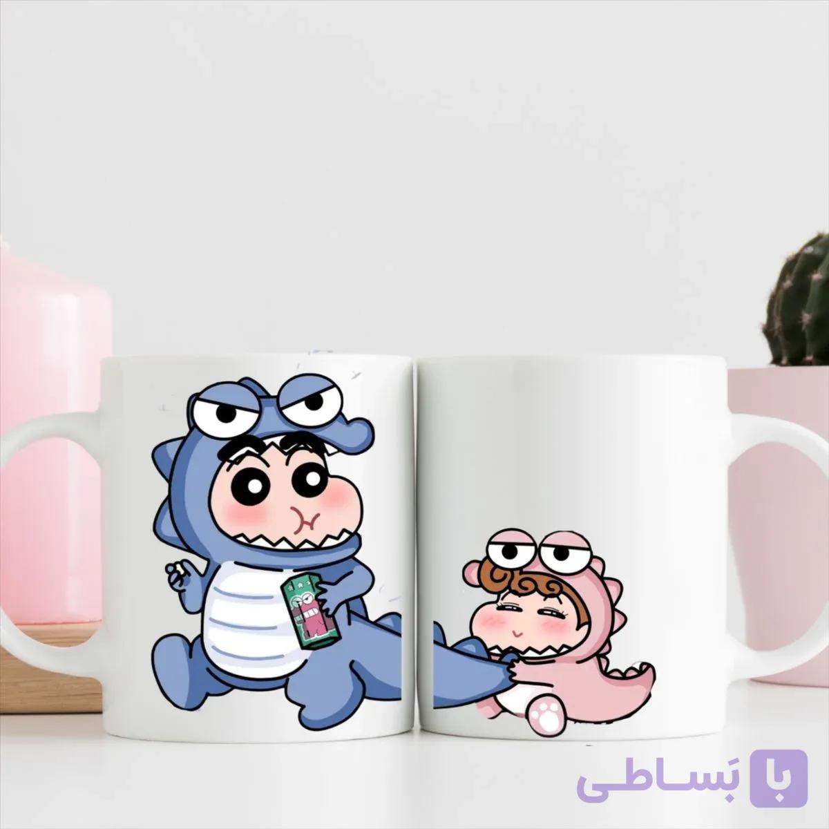 ماگ کاپلی طرح Dino Love