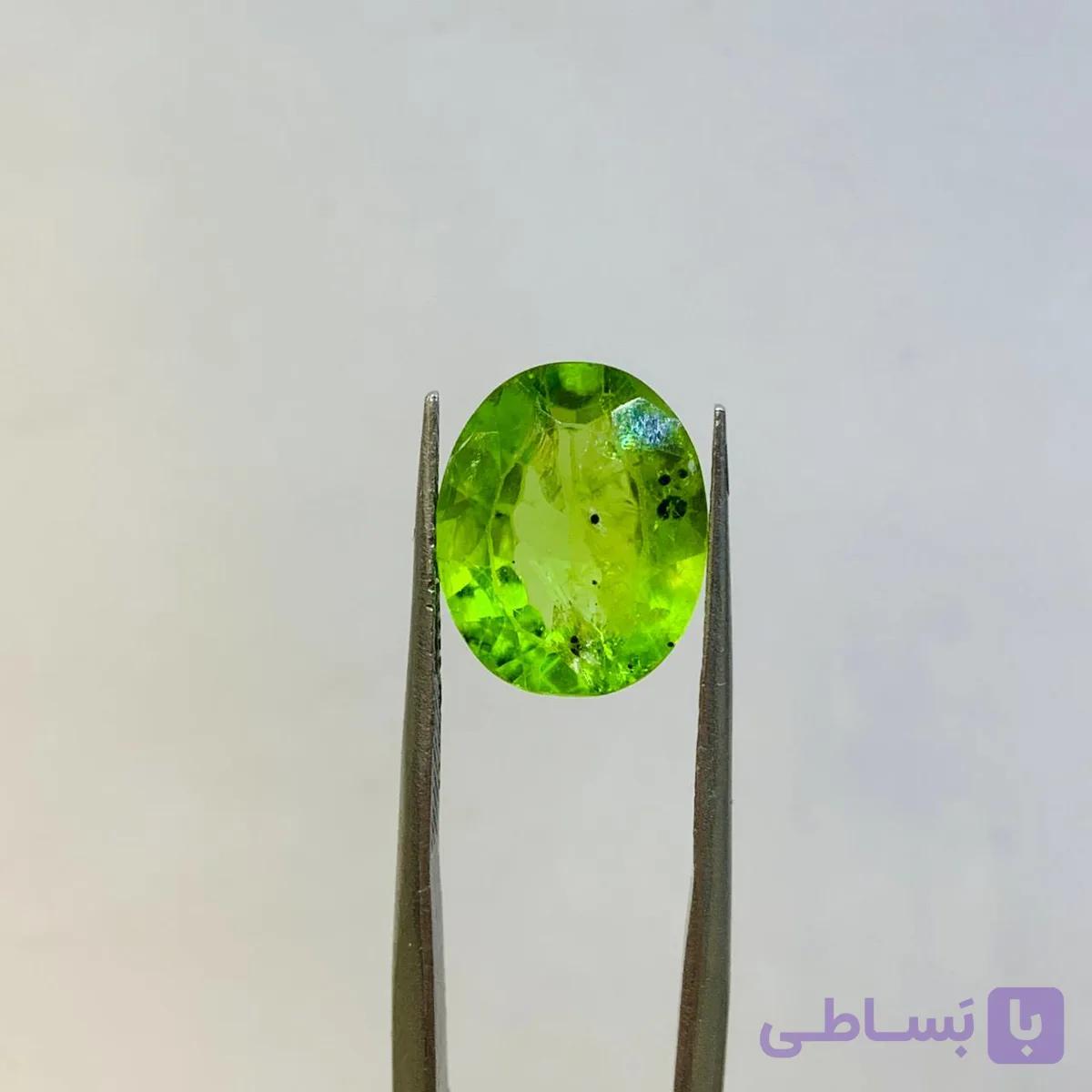 نگین زبرجد اصل سایز 11*13 میلی‌متر — تصویر 1