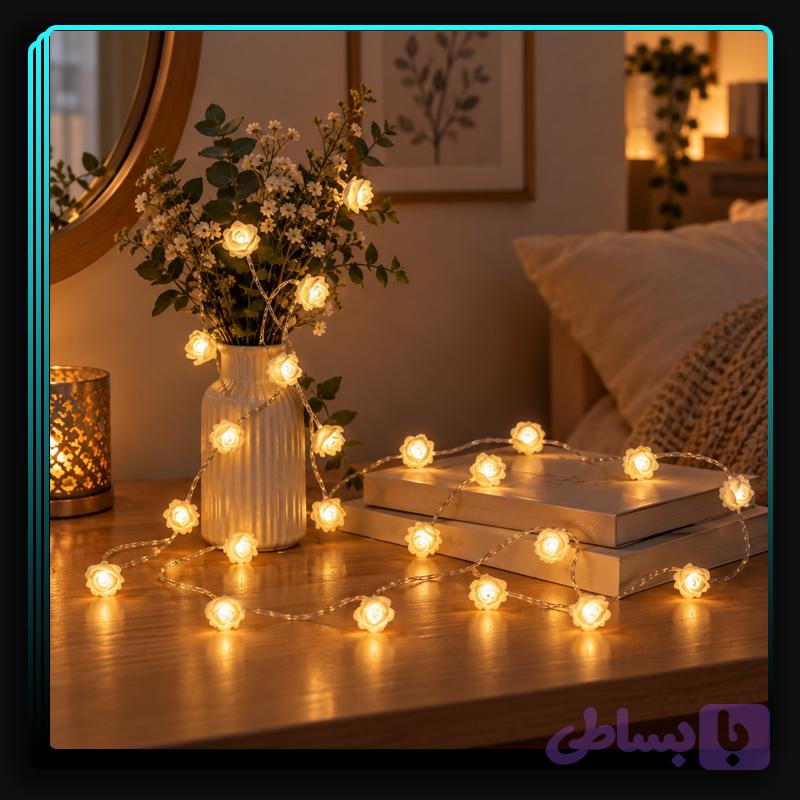 ریسه گل رز فومی کوچک