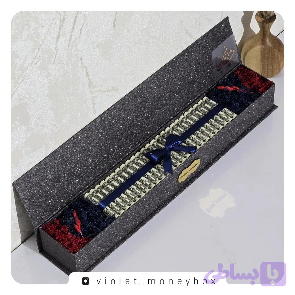 باکس 1 دلاری با گل خشک – کد 08