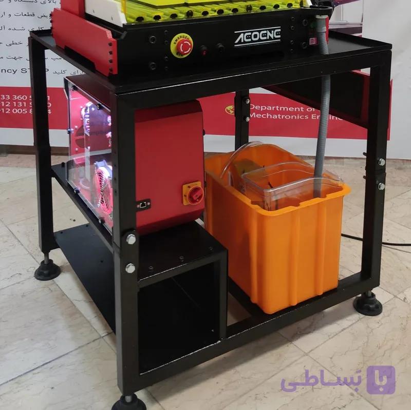 میزکار سی ان سی به همراه سیستم خنک کننده آکو افرا — تصویر 1