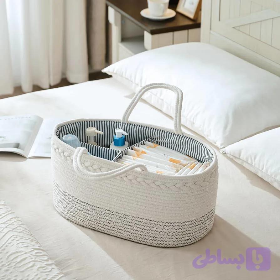 سبد نظم دهنده لوازم کودک برند Luxury little