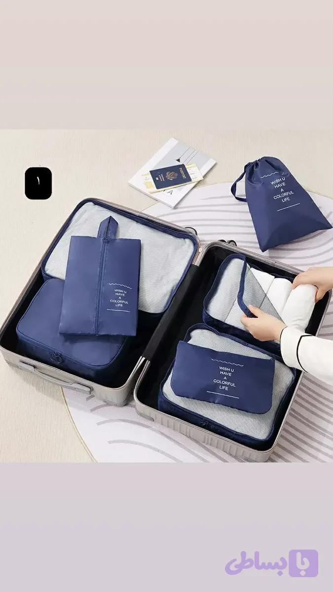 نظم دهنده چمدان 7 تکه مدل Wish با کیفیت وارداتی کیفیت A