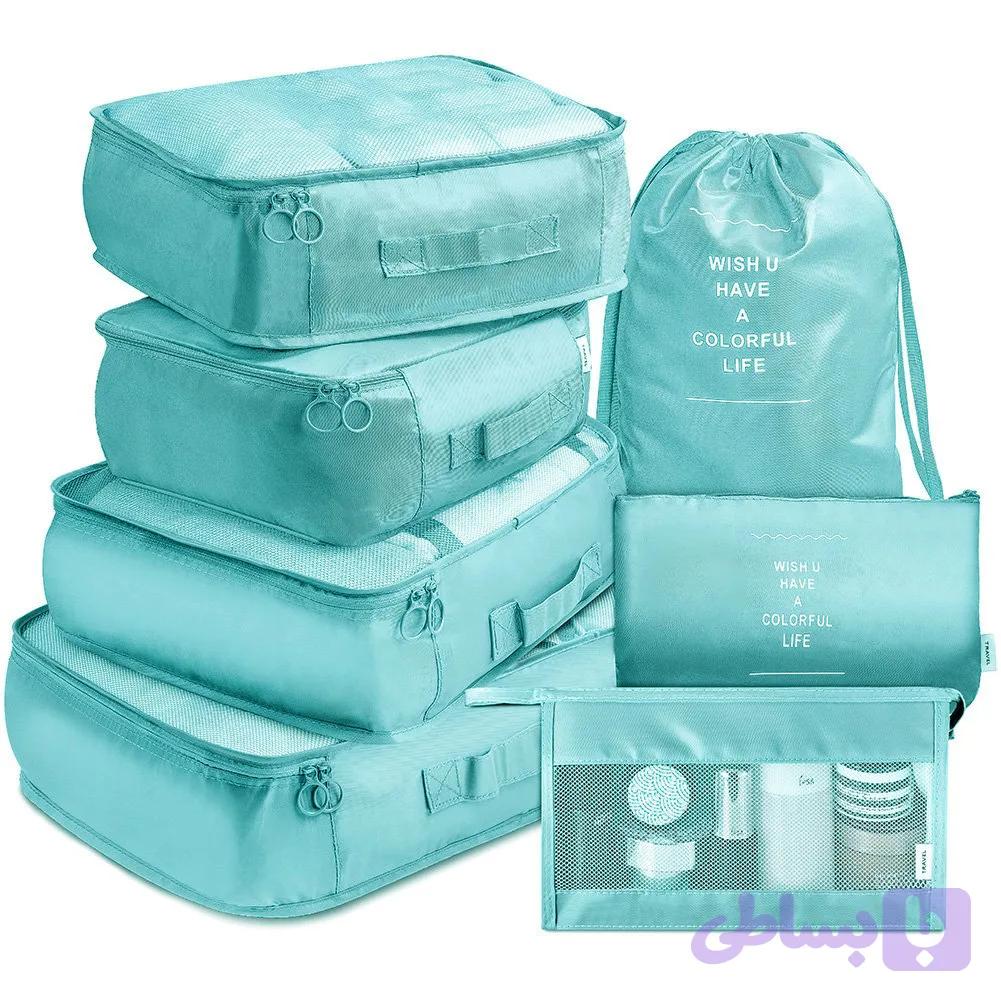 پک کیف نظم دهنده چمدان مسافرتی ضدآب (7 تکه) برلیانس New Seven-Piece Set