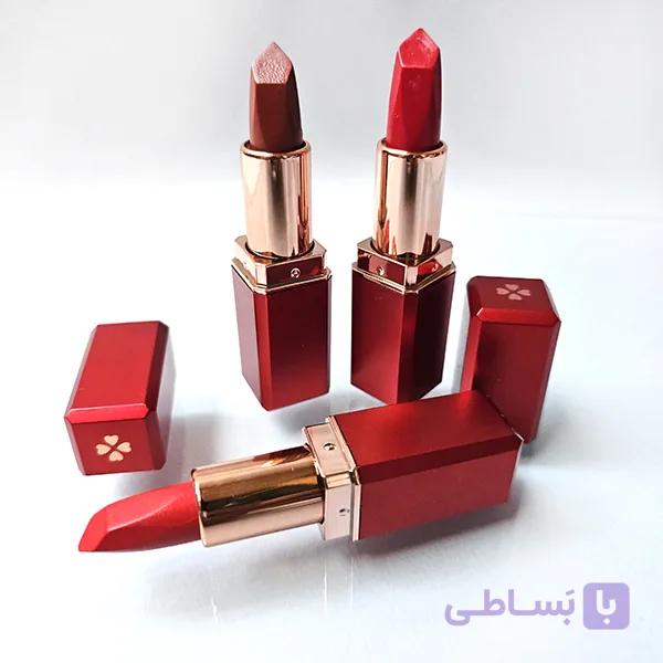 رژلب جامد طبیعی / قیمت بهترین رژ لب جامد ارگانیک / ملکه ی سرخ