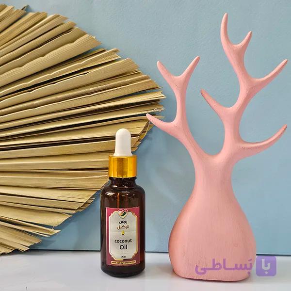 روغن نارگیل اصل برای مو | قیمت روغن نارگیل اصل برای پوست | 30 میل — تصویر 1