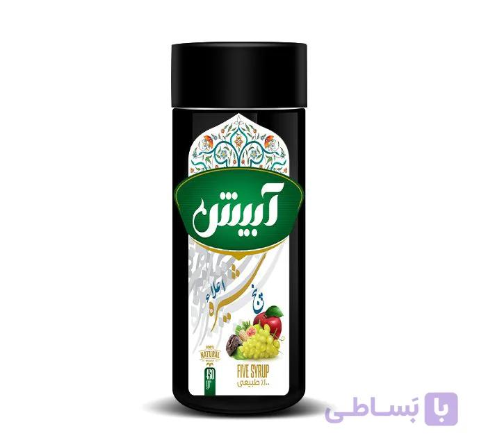معجون چهار شیره ارگانیک آبیش (450 گرم) — تصویر 1