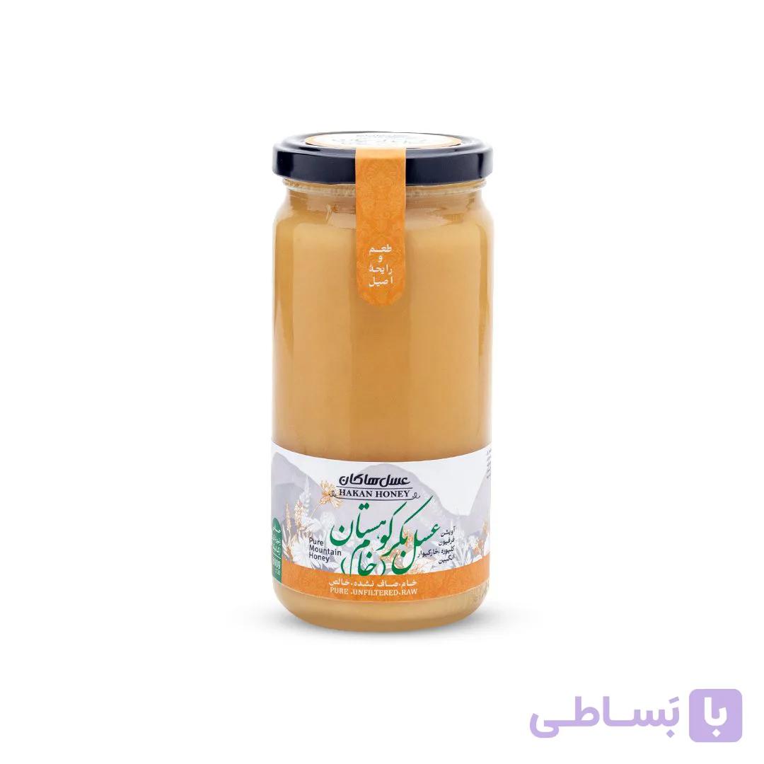 عسل ارگانیک هاکان، بکر کوهستان (خام) (600 گرمی)