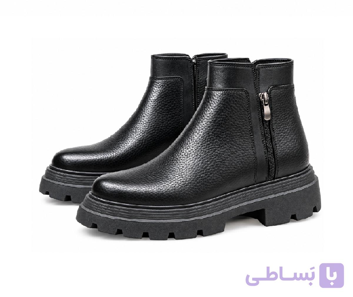 بوت چرم مردانه مدل کلوین Eva — تصویر 1