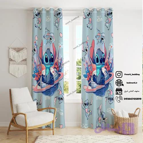 دو پنل پرده استیچ کد stitch0007