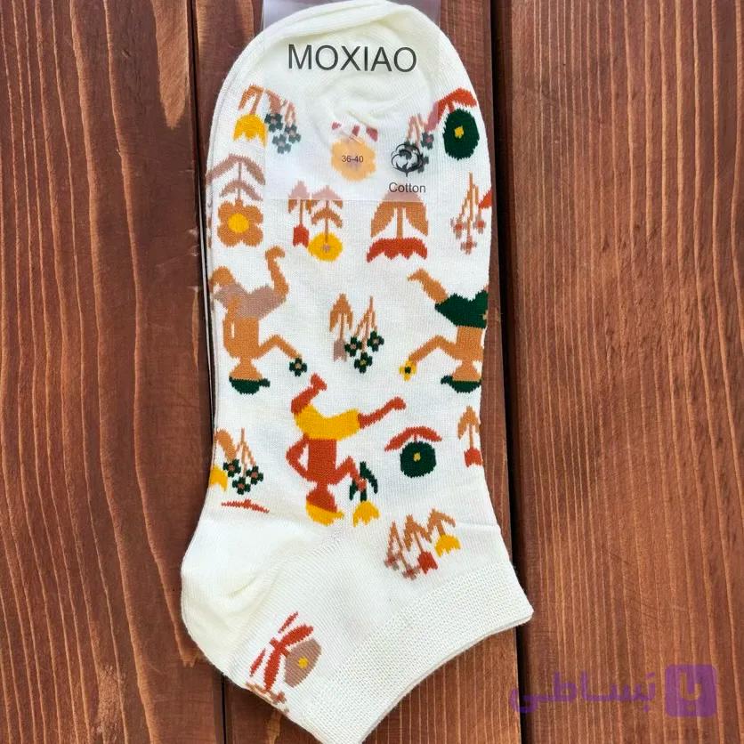 جوراب مچی ماکسیو طرح باغ گل