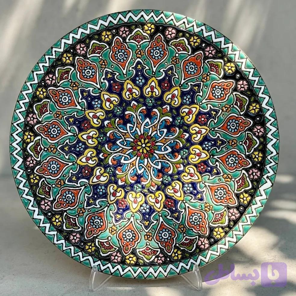 بشقاب میناکاری 02