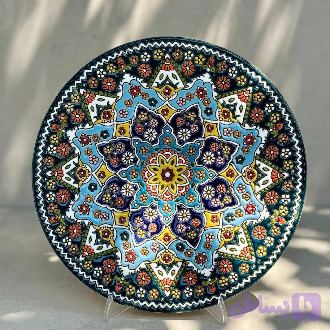 بشقاب میناکاری 04