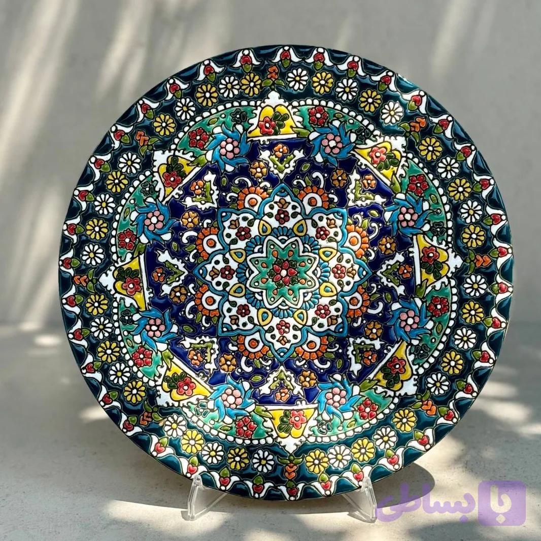 بشقاب میناکاری 01