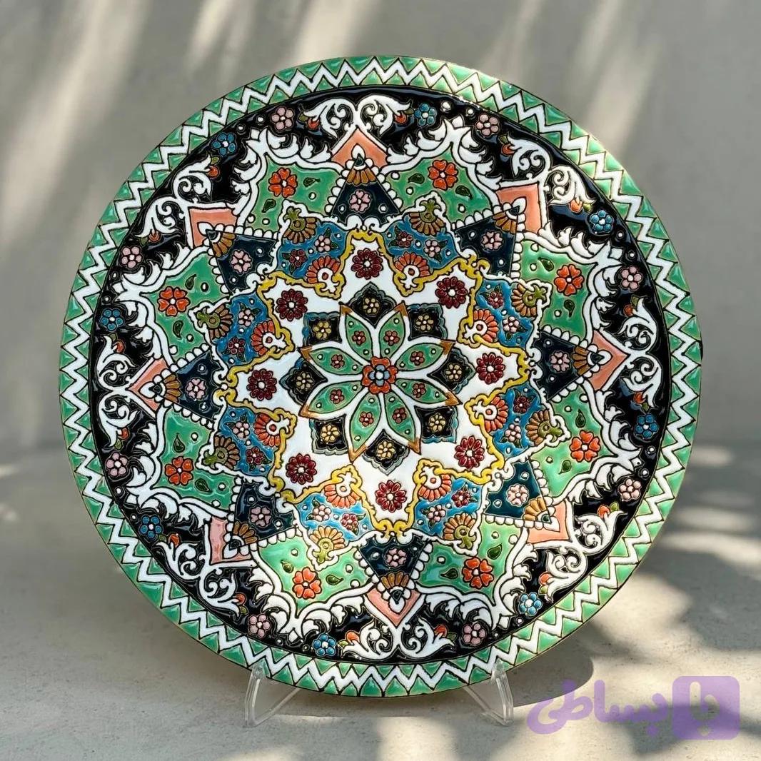 بشقاب میناکاری 05