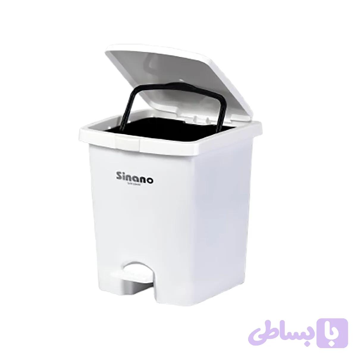 سطل پدالی دو جداره متوسط بسته 8 تایی کد R360 — تصویر 1