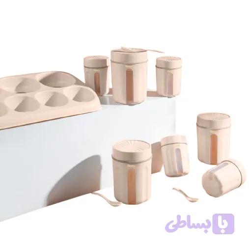 سرویس ادویه ۲ طبقه ساده سون بسته 6 تایی کد R1146 — تصویر 1