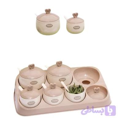 سرویس ادویه ۲ طبقه پرنس بسته 6 تایی کد R1151 — تصویر 1