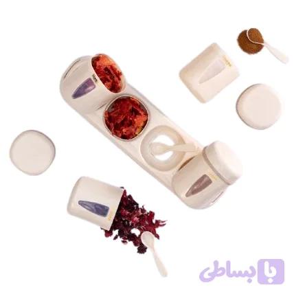 سرویس ادویه ۴ عددی ساده بسته 12 عددی کد R1141 — تصویر 1