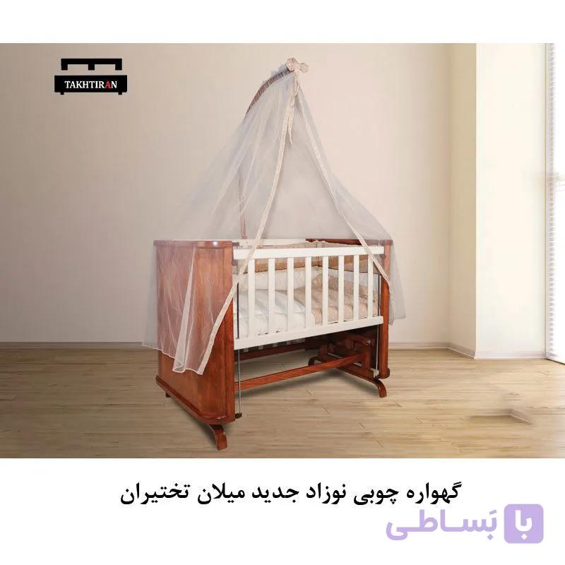 گهواره چوبی نوزاد جدید میلان — تصویر 1