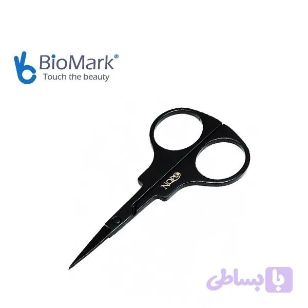 قیچی ابرو مخملی مشکی سرصاف c6 نوپو (NOPO)