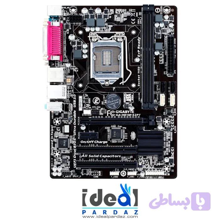 مادربرد گیگابایت GIGABYTE GA-H81M-S2PT DDR3 — تصویر 1