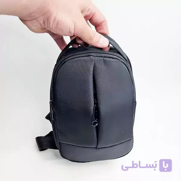 بادی بگ وسط زیپ مشکی اسپرت — تصویر 1