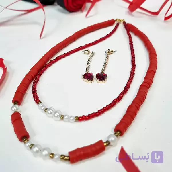 ست گردنبند و گوشواره هدیه — تصویر 1