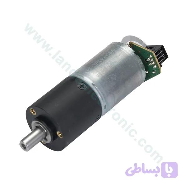 موتور DC گیربکس دار با انکدر 12 ولت 70 دور مدل RK-370CW — تصویر 1