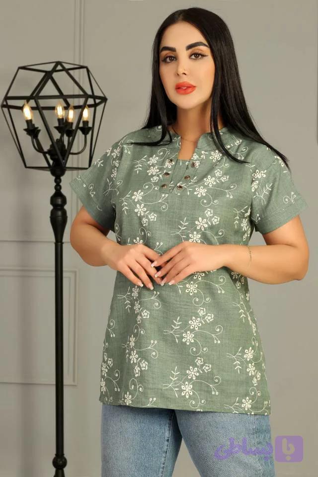 تیشرت گلی