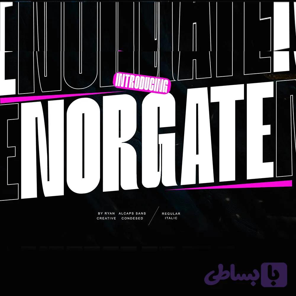 دانلود فونت انگلیسی Norgate Font