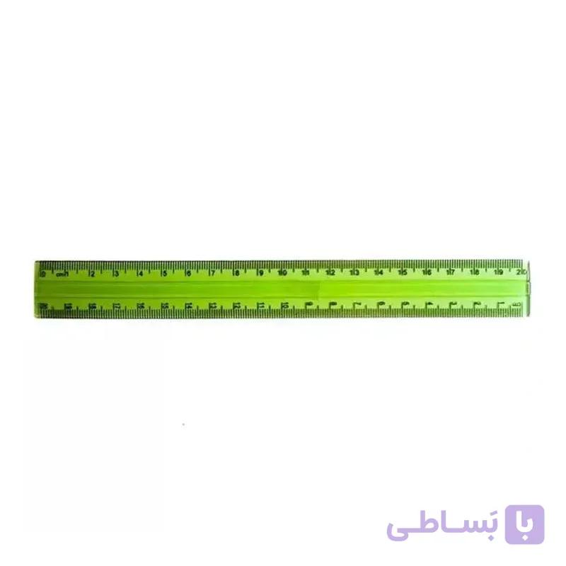 خط کش 20 سانتی متر مدل ژله ای