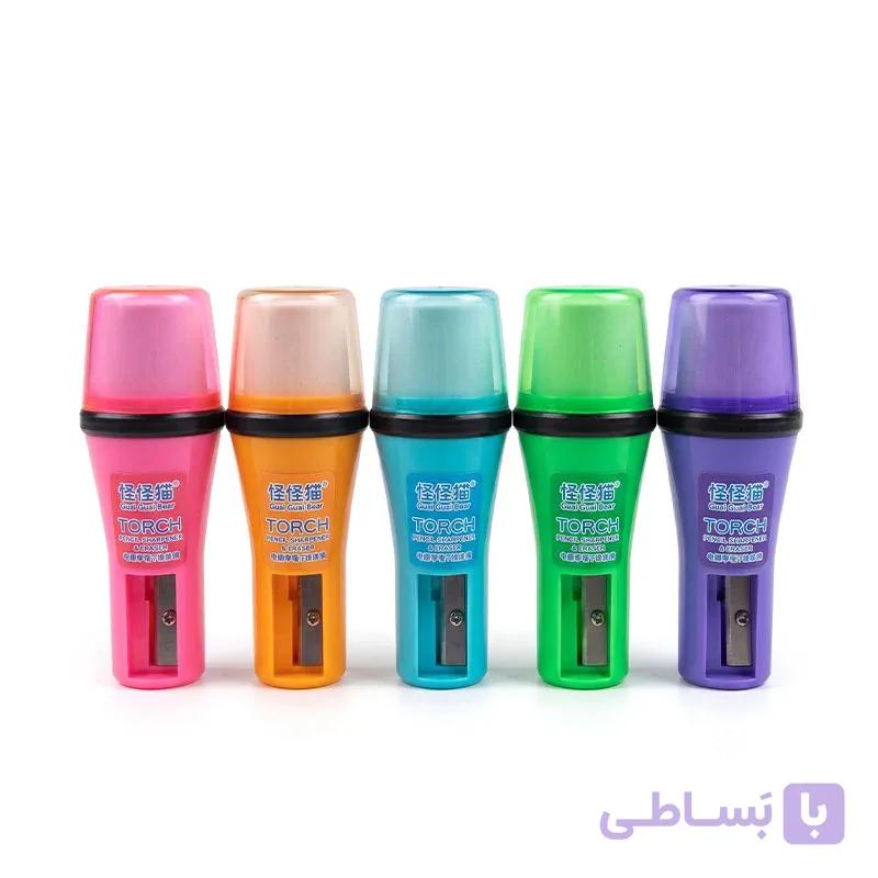 پاک کن و تراش فانتری مدل چراغ قوه