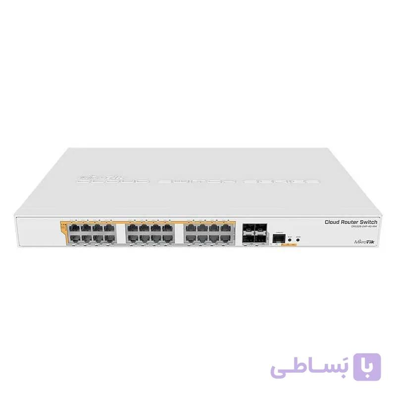 روتر سوییچ میکروتیک مدل CRS328-24P-4S+RM — تصویر 1