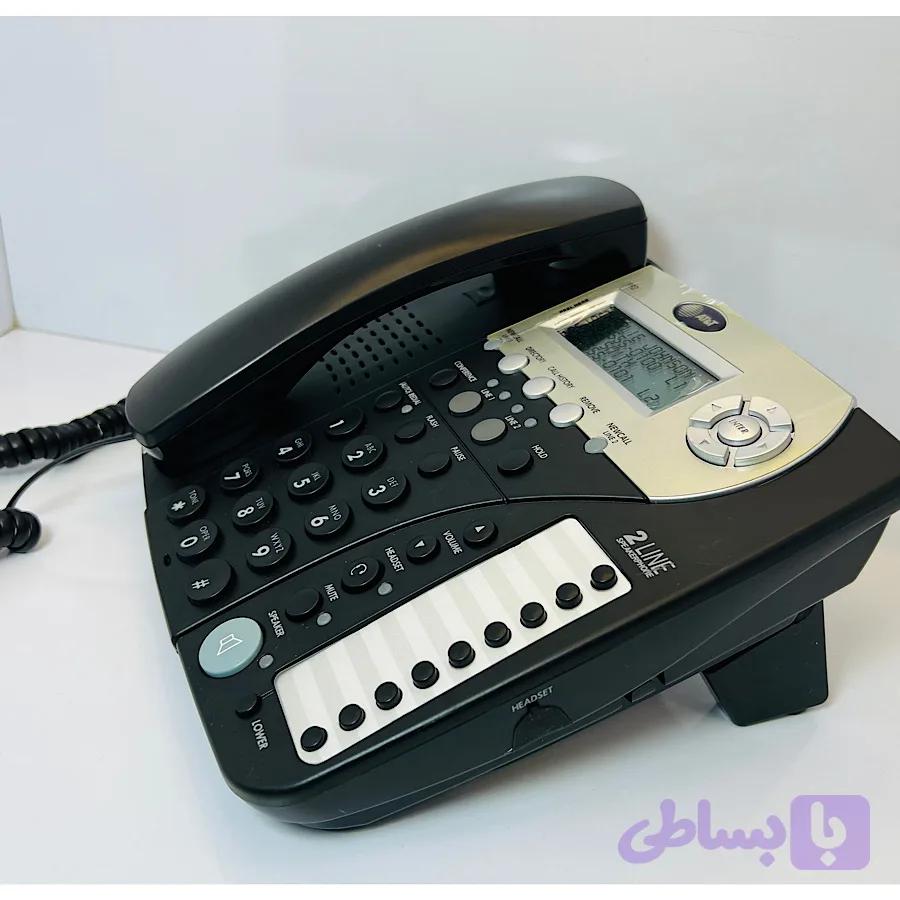 تلفن دوخط رومیزی AT&T مدل ۹۹۲ اورجینال آمریکایی آکبند