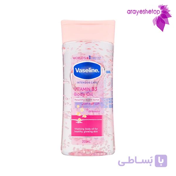 روغن بدن وازلین Vaseline مدل Vitamin B3 حجم 200 میلی لیتر