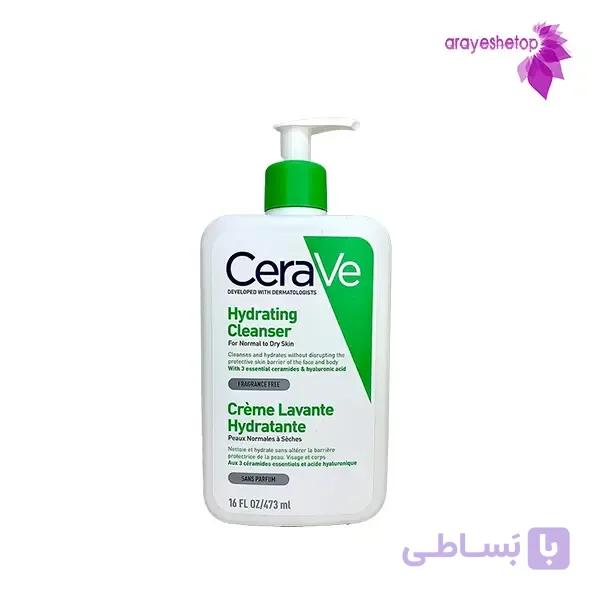 شوینده پوست نرمال تا خشک سراوی مدل هیدراتینگ اورجینال حجم 236