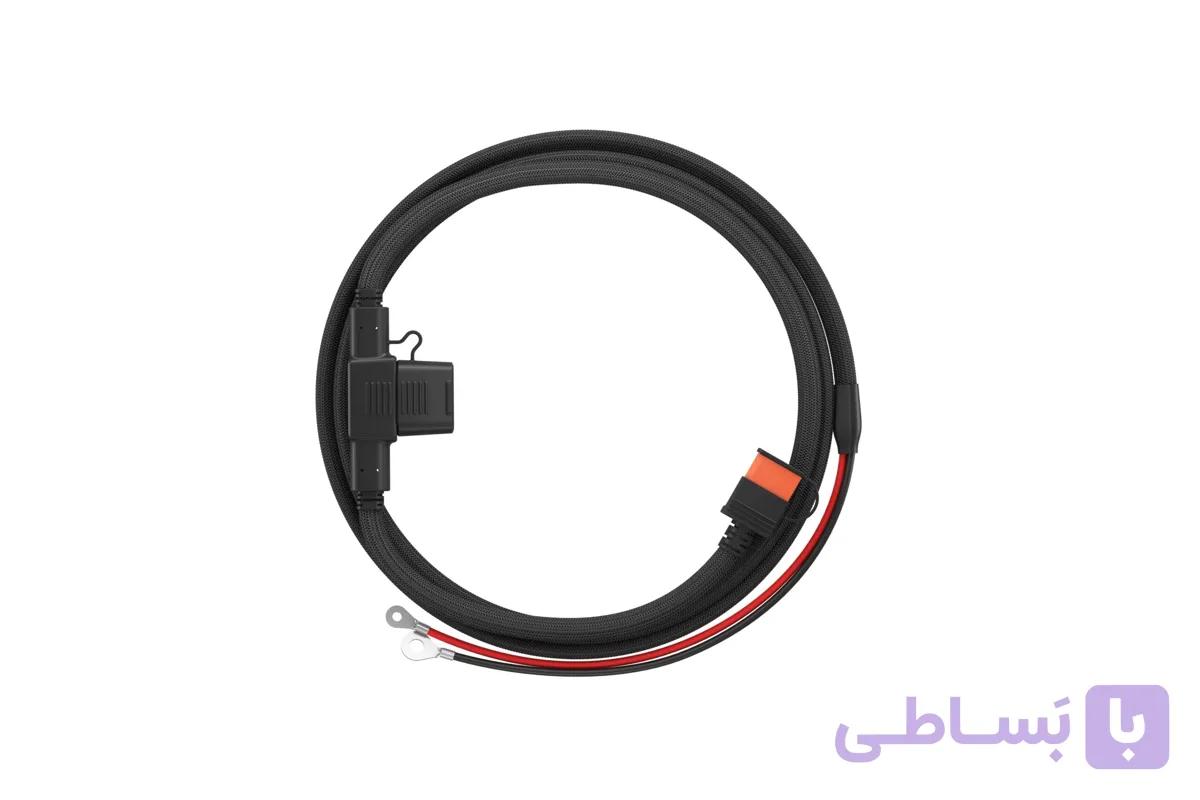 مبدل و کابل شارژ پاور استیشن دی جی آی ۱۰۰۰ مینی از باتری خودرو | DJI Power Car Battery Charging Cable — تصویر 1
